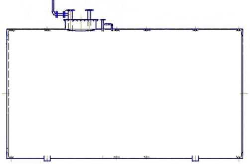 Внешний вид. Резервуар стальной горизонтальный цилиндрический, http://oei-analitika.ru рисунок № 2