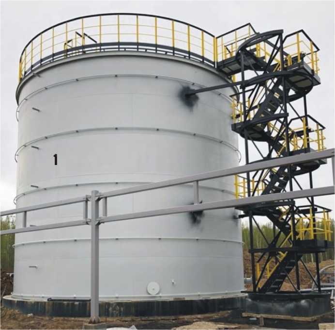 Внешний вид. Резервуары вертикальные стальные цилиндрические, http://oei-analitika.ru рисунок № 1