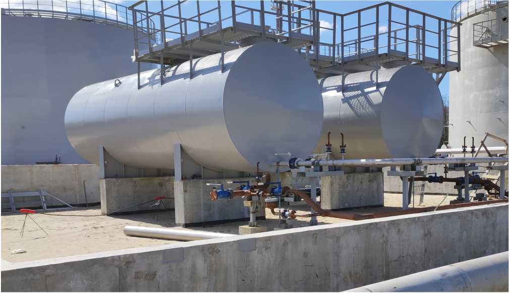 Внешний вид. Резервуары стальные горизонтальные цилиндрические, http://oei-analitika.ru рисунок № 2