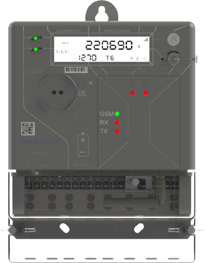 Внешний вид. Счетчики электрической энергии трехфазные многофункциональные, http://oei-analitika.ru рисунок № 1