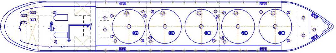 Внешний вид. Резервуары (танки) стальные вертикальные цилиндрические самоходного нефтеналивного судна ТР-65, http://oei-analitika.ru рисунок № 3