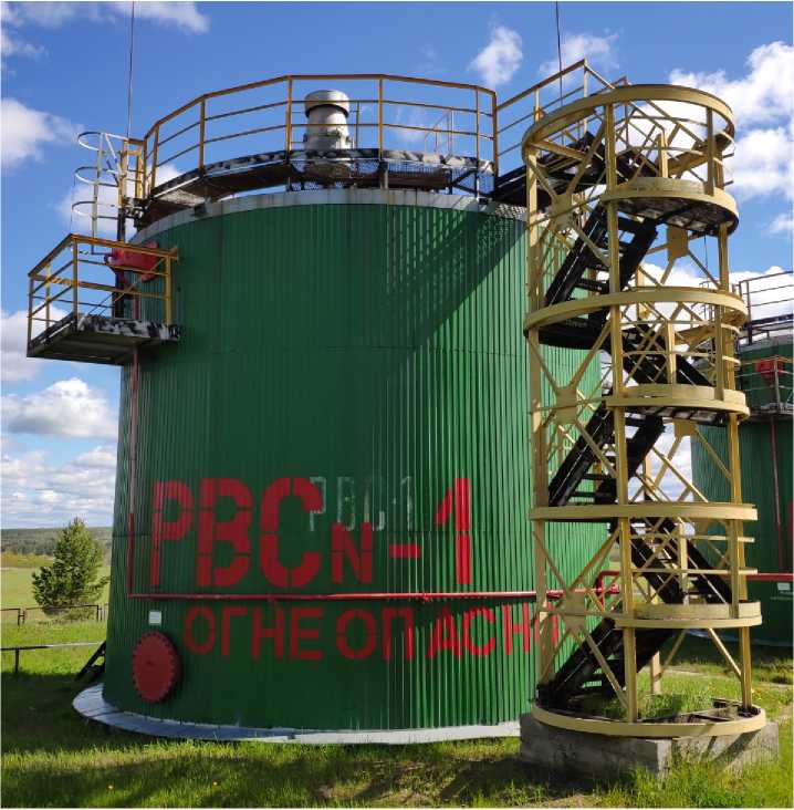 Внешний вид. Резервуар стальной вертикальный цилиндрический теплоизолированный, http://oei-analitika.ru рисунок № 2