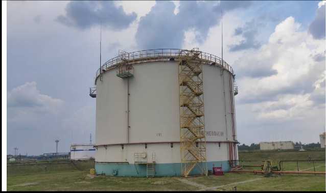 Внешний вид. Резервуар стальной вертикальный цилиндрический (РВСП), http://oei-analitika.ru