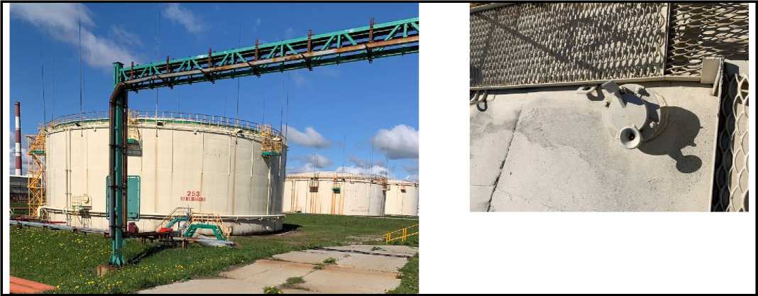 Внешний вид. Резервуар стальной вертикальный цилиндрический (РВСП), http://oei-analitika.ru 