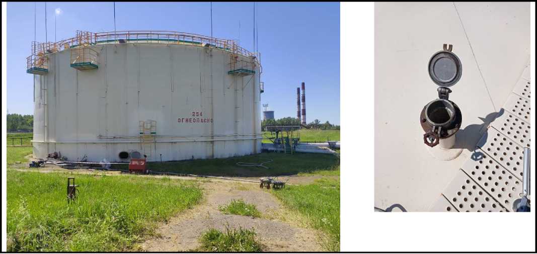 Внешний вид. Резервуар стальной вертикальный цилиндрический (РВСП), http://oei-analitika.ru 