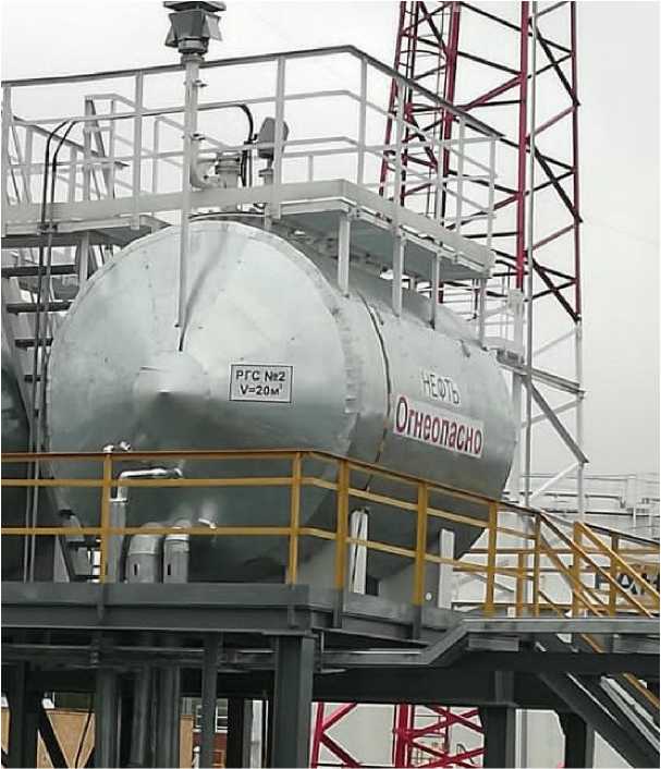 Внешний вид. Резервуары стальные горизонтальные цилиндрические, http://oei-analitika.ru рисунок № 2