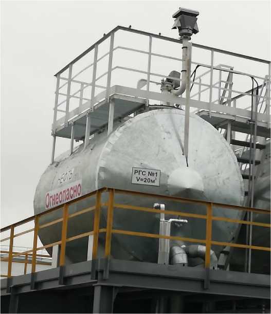 Внешний вид. Резервуары стальные горизонтальные цилиндрические, http://oei-analitika.ru рисунок № 3