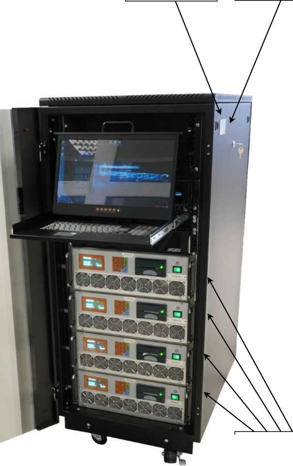 Внешний вид. Станции автоматизированные зарядно-разрядные для авиационных аккумуляторных батарей, http://oei-analitika.ru рисунок № 2