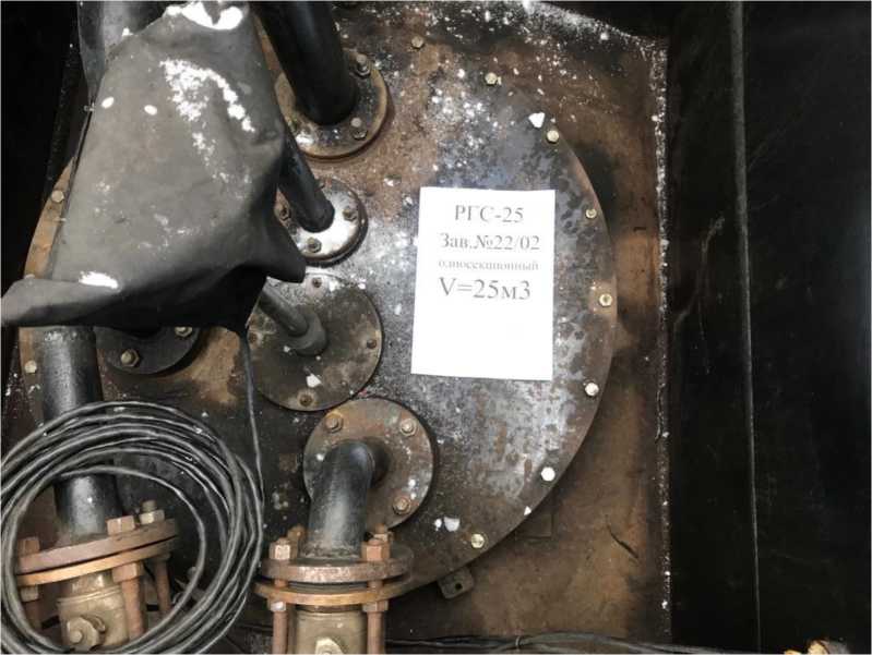 Внешний вид. Резервуары стальные горизонтальные цилиндрические, http://oei-analitika.ru рисунок № 2