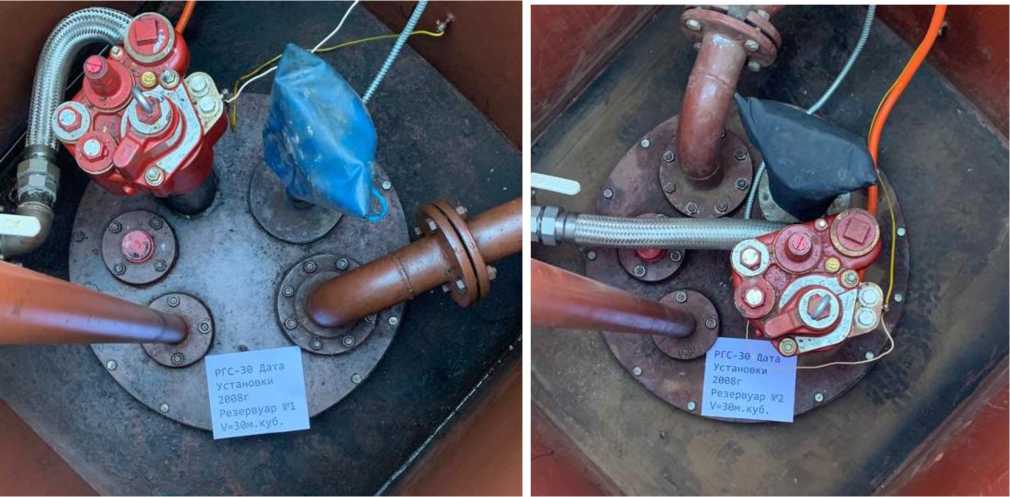 Внешний вид. Резервуары стальные горизонтальные цилиндрические, http://oei-analitika.ru рисунок № 2