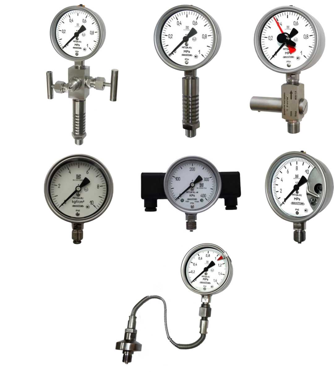 Внешний вид. Манометры, вакуумметры, мановакуумметры показывающие, http://oei-analitika.ru рисунок № 10
