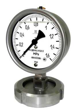 Внешний вид. Манометры, вакуумметры, мановакуумметры показывающие, http://oei-analitika.ru рисунок № 6