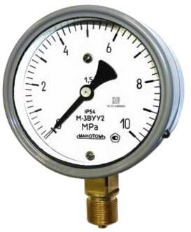 Внешний вид. Манометры, вакуумметры, мановакуумметры показывающие, http://oei-analitika.ru рисунок № 7