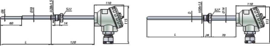 Внешний вид. Термопреобразователи сопротивления из платины и меди, http://oei-analitika.ru рисунок № 4