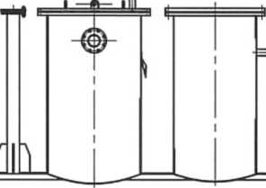 Внешний вид. Резервуар стальной горизонтальный цилиндрический, http://oei-analitika.ru рисунок № 2