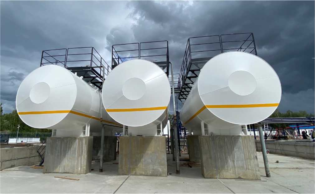 Внешний вид. Резервуары горизонтальные стальные наземные , http://oei-analitika.ru рисунок № 2