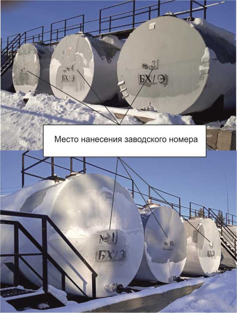 Внешний вид. Резервуары горизонтальные стальные цилиндрические, http://oei-analitika.ru рисунок № 1