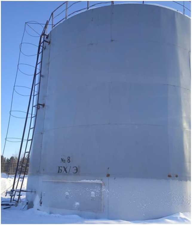 Внешний вид. Резервуар вертикальный стальной цилиндрический, http://oei-analitika.ru рисунок № 1