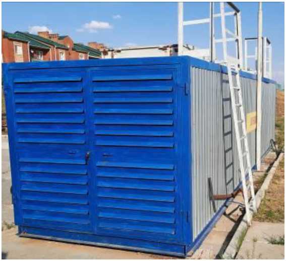 Внешний вид. Резервуар стальной горизонтальный цилиндрический, http://oei-analitika.ru рисунок № 1