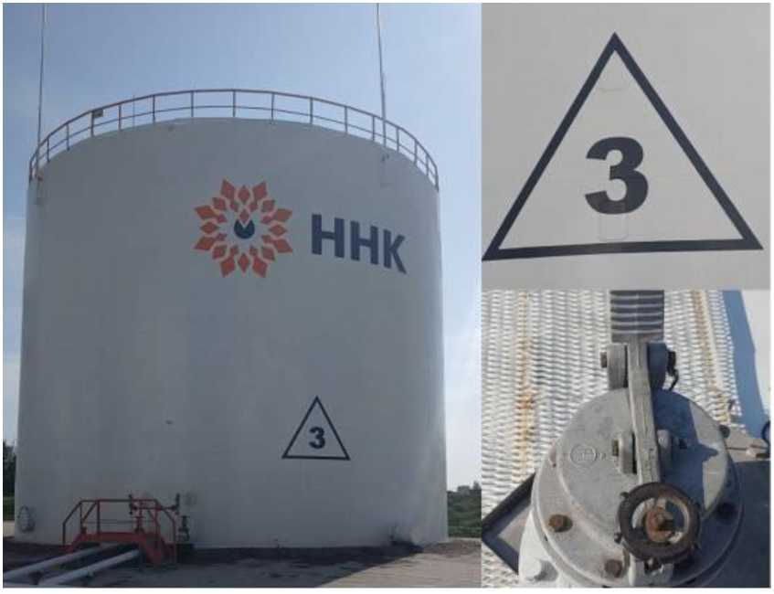 Внешний вид. Резервуар стальной вертикальный цилиндрический, http://oei-analitika.ru рисунок № 1