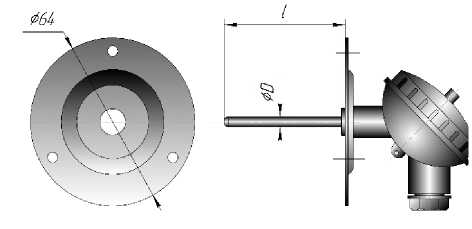 Внешний вид. Термопреобразователи сопротивления (ТСХr), http://oei-analitika.ru 