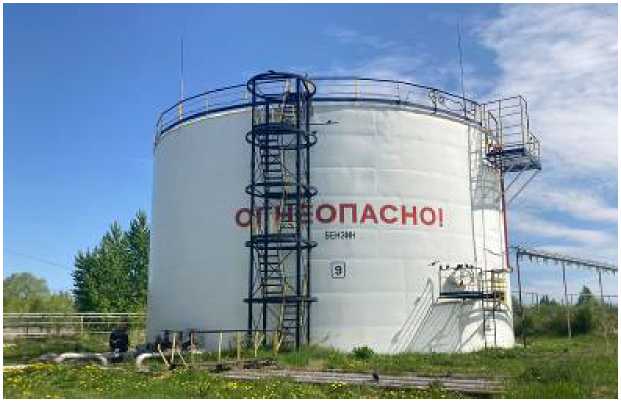 Внешний вид. Резервуары стальные вертикальные цилиндрические, http://oei-analitika.ru рисунок № 1