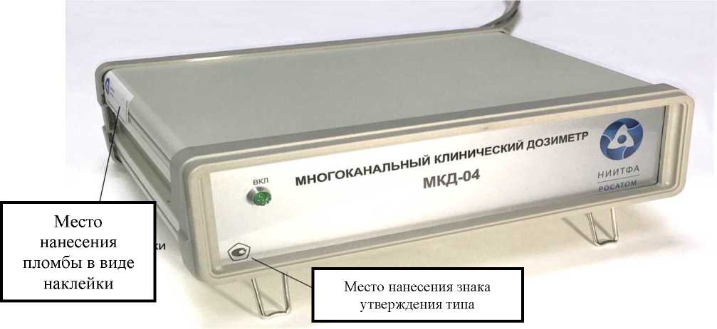 Внешний вид. Дозиметры многоканальные клинические, http://oei-analitika.ru рисунок № 1