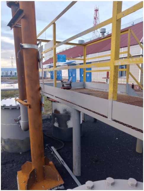 Внешний вид. Резервуар стальной горизонтальный цилиндрический, http://oei-analitika.ru рисунок № 3