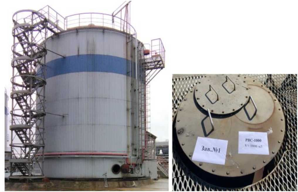 Внешний вид. Резервуар стальной вертикальный цилиндрический, http://oei-analitika.ru рисунок № 1