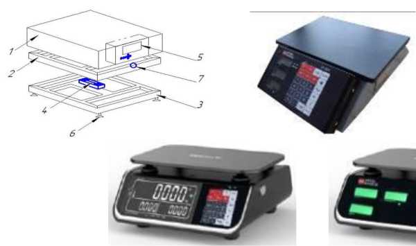 Внешний вид. Весы платформенные электронные, http://oei-analitika.ru рисунок № 1