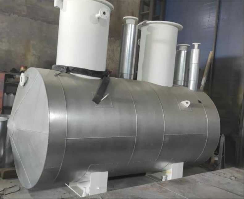 Внешний вид. Резервуар стальной горизонтальный цилиндрический, http://oei-analitika.ru рисунок № 2