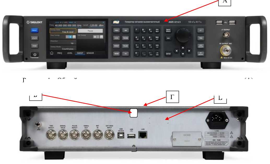 Внешний вид. Генераторы сигналов высокочастотные, http://oei-analitika.ru рисунок № 1