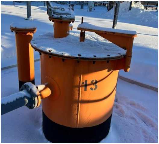 Внешний вид. Резервуар стальной горизонтальный цилиндрический, http://oei-analitika.ru рисунок № 2