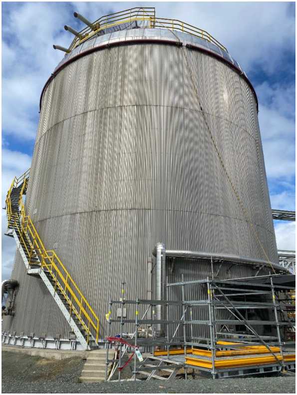 Внешний вид. Резервуар стальной вертикальный цилиндрический теплоизолированный, http://oei-analitika.ru рисунок № 2