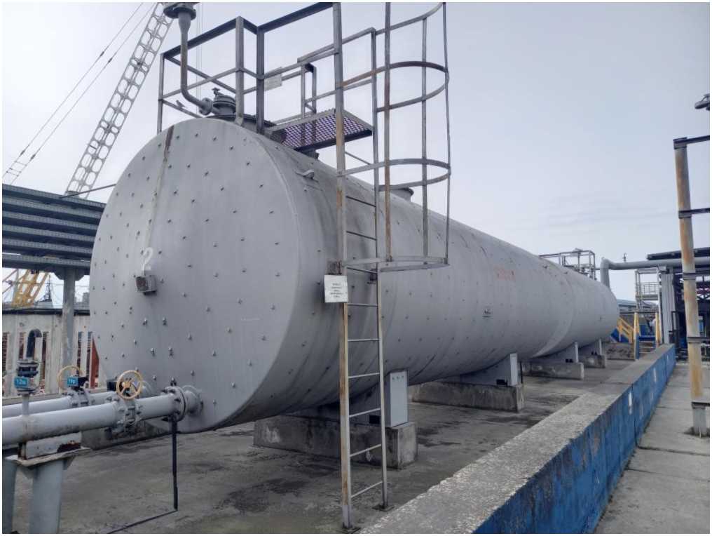 Внешний вид. Резервуары стальные горизонтальные цилиндрические, http://oei-analitika.ru рисунок № 2