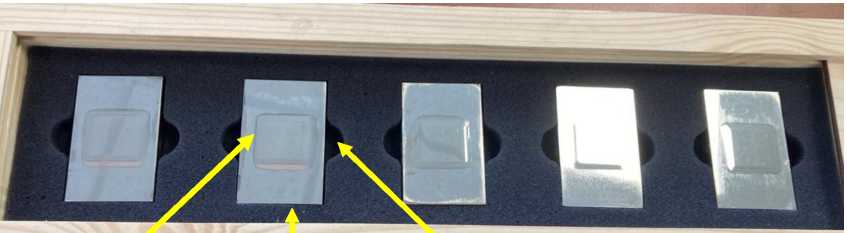 Внешний вид. Комплект мер толщины никелевого покрытия, http://oei-analitika.ru рисунок № 1