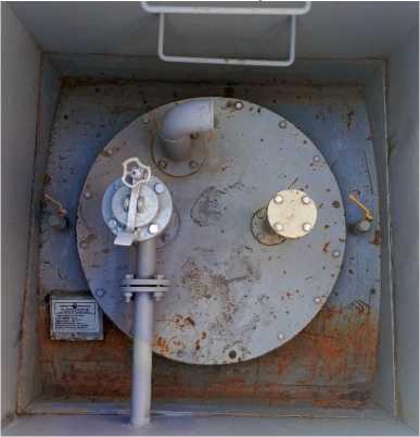 Внешний вид. Резервуар горизонтальный цилиндрический двустенный подземный, http://oei-analitika.ru рисунок № 2