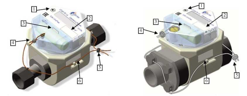 Внешний вид. Счетчики газа цифровые интеллектуальные, http://oei-analitika.ru рисунок № 1
