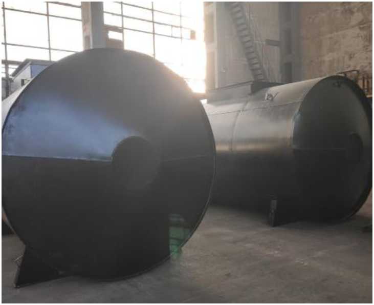 Внешний вид. Резервуары горизонтальные стальные двустенные односекционные, http://oei-analitika.ru рисунок № 2