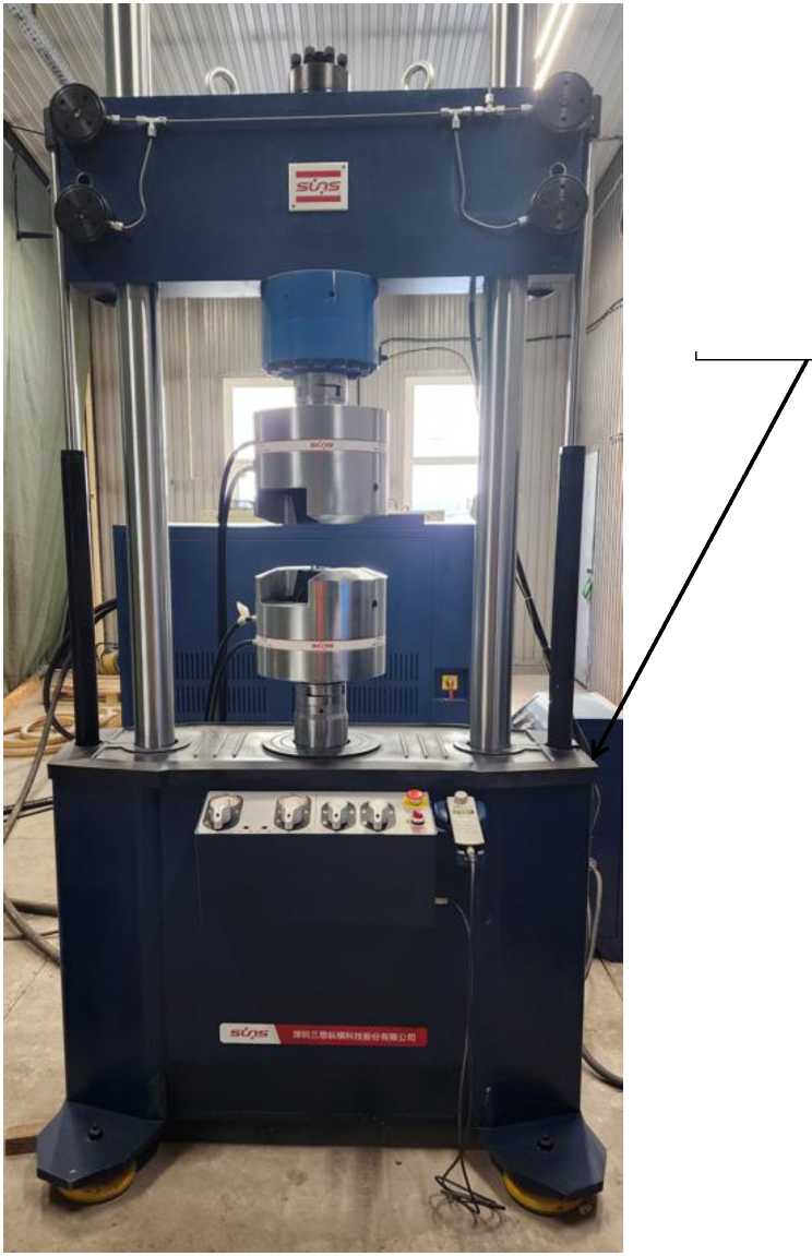 Внешний вид. Машина сервогидравлическая испытательная, http://oei-analitika.ru рисунок № 1
