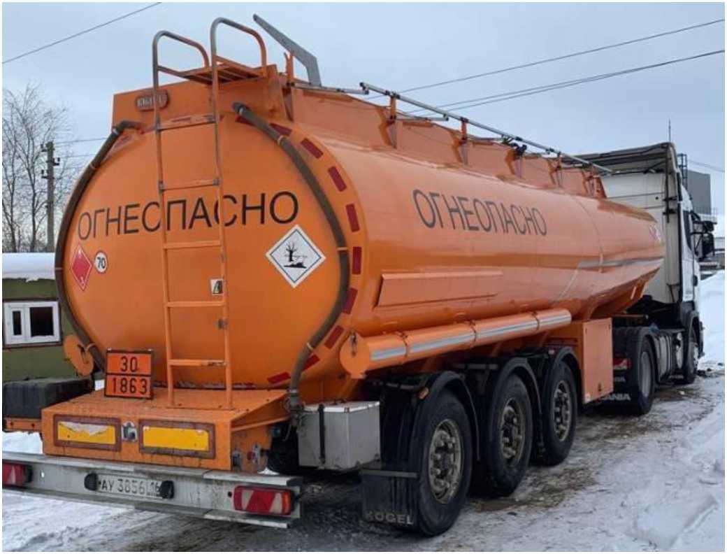 Внешний вид. Полуприцеп-цистерна, http://oei-analitika.ru рисунок № 1