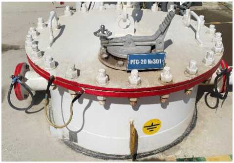 Внешний вид. Резервуар горизонтальный стальной цилиндрический, http://oei-analitika.ru рисунок № 2