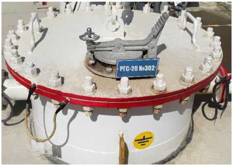 Внешний вид. Резервуар горизонтальный стальной цилиндрический, http://oei-analitika.ru рисунок № 2