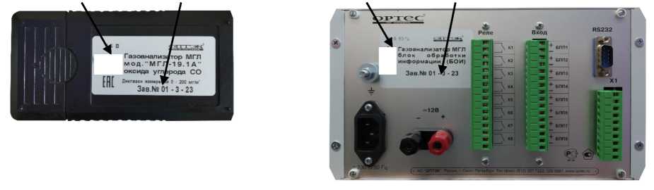 Внешний вид. Газоанализаторы, http://oei-analitika.ru рисунок № 9