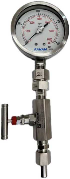 Внешний вид. Манометры, вакуумметры, мановакуумметры показывающие с трубкой Бурдона PANAM, http://oei-analitika.ru рисунок № 10