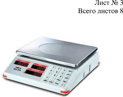 Внешний вид. Весы электронные, http://oei-analitika.ru рисунок № 3