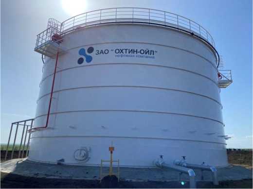 Внешний вид. Резервуар стальной вертикальный цилиндрический, http://oei-analitika.ru рисунок № 1