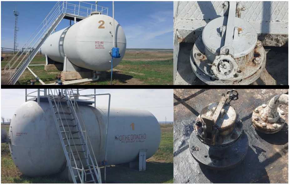 Внешний вид. Резервуары стальные горизонтальные цилиндрические, http://oei-analitika.ru рисунок № 1