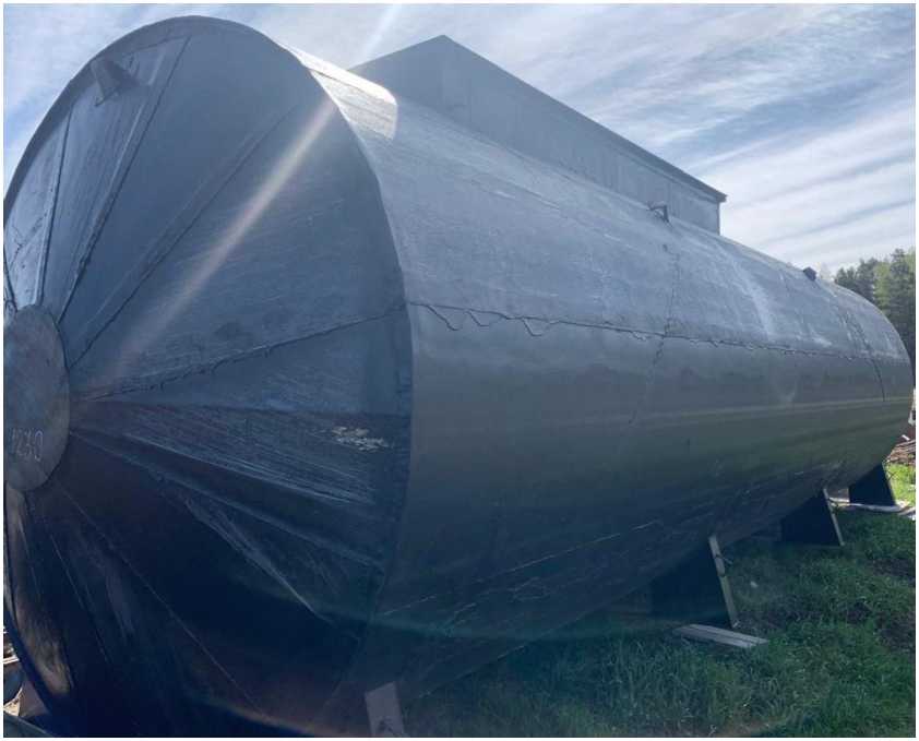 Внешний вид. Резервуары горизонтальные стальные цилиндрические, http://oei-analitika.ru рисунок № 2