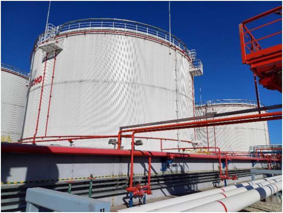 Внешний вид. Резервуары вертикальные стальные цилиндрические теплоизолированные, http://oei-analitika.ru рисунок № 1